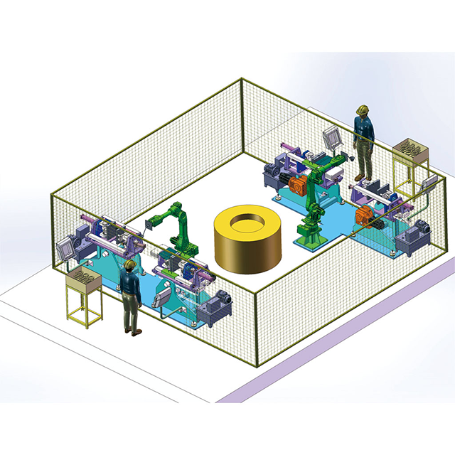 Sistema de fundición automática de robot de aleación de zinc